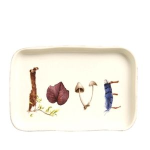 NEWg uliana Forest Walk Stunning and Whimsical “Love” Platter
